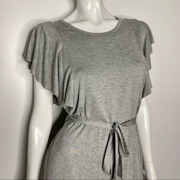 SOLD Sears Gray Butterfly Sleeve T-shirt Dress NWOT,  Sz M - Picture 8 of 13